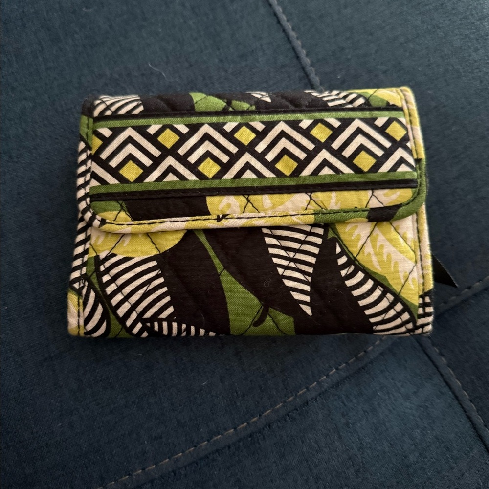 EUC Vera Bradley Neon Rose Euro Wallet